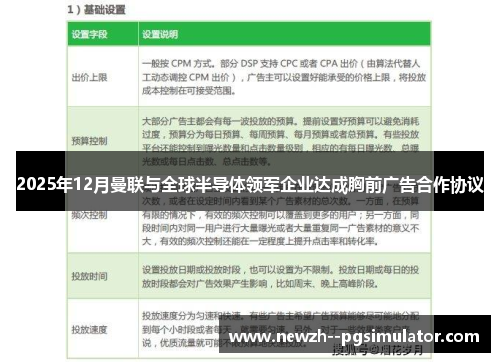 2025年12月曼联与全球半导体领军企业达成胸前广告合作协议 2025年12月曼联与全球半导体领军企业达成胸前广告合作协议
