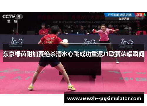 东京绿茵附加赛绝杀清水心跳成功重返J1联赛荣耀瞬间 东京绿茵附加赛绝杀清水心跳成功重返J1联赛荣耀瞬间